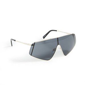 Le Specs blade stunner white frame sunglasses